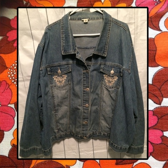 size 26 denim jacket